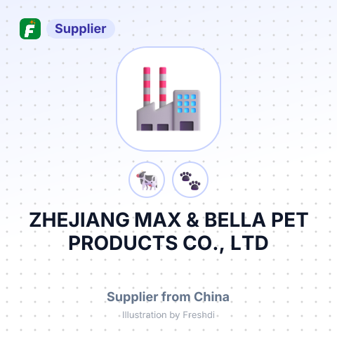 ZHEJIANG MAX & BELLA PET PRODUCTS CO., LTD – summary card, no photo uploaded yet