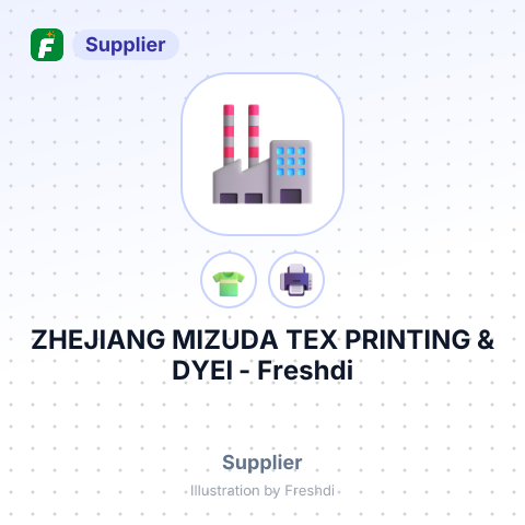 ZHEJIANG MIZUDA TEX PRINTING & DYEI – summary card, no photo uploaded yet