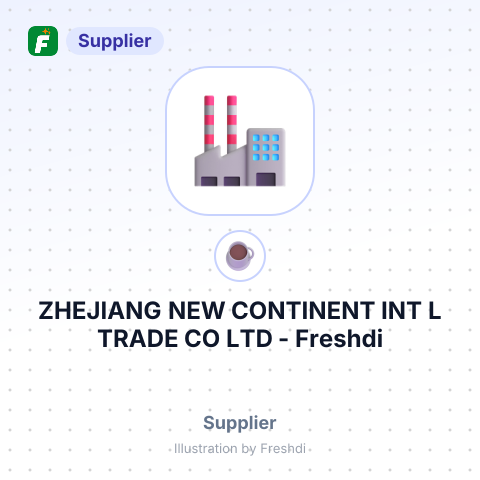 ZHEJIANG NEW CONTINENT INT L TRADE CO LTD – summary card, no photo uploaded yet