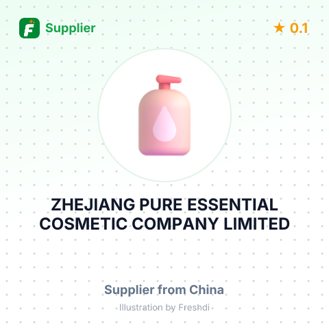 ZHEJIANG PURE ESSENTIAL COSMETIC COMPANY LIMITED – summary card, no photo uploaded yet