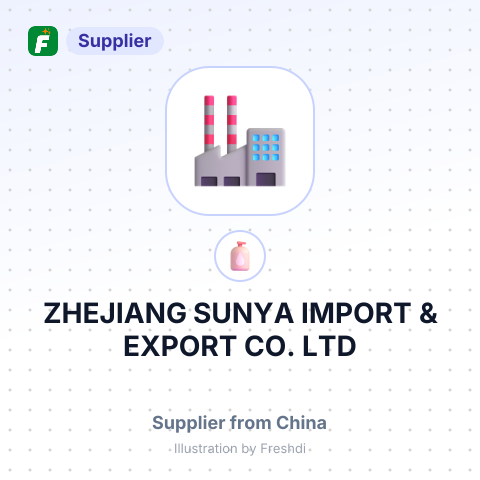 ZHEJIANG SUNYA IMPORT & EXPORT CO.,LTD – summary card, no photo uploaded yet