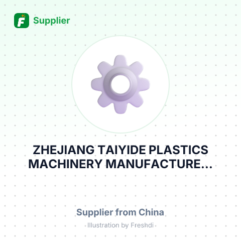 ZHEJIANG TAIYIDE PLASTICS MACHINERY MANUFACTURE... – summary card, no photo uploaded yet