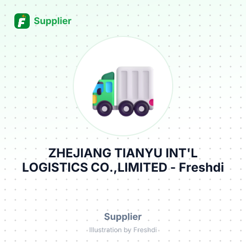 ZHEJIANG TIANYU INT'L LOGISTICS CO.,LIMITED – summary card, no photo uploaded yet
