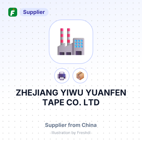 ZHEJIANG YIWU YUANFEN TAPE CO., LTD – summary card, no photo uploaded yet