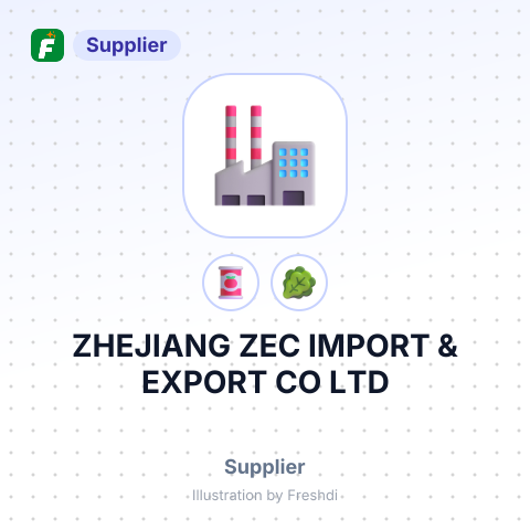 ZHEJIANG ZEC IMPORT & EXPORT CO LTD – summary card, no photo uploaded yet