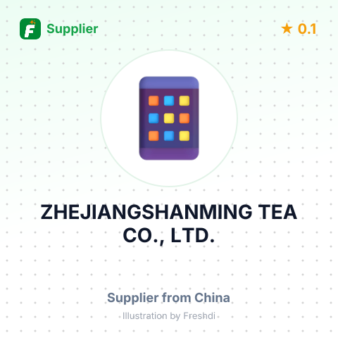 ZHEJIANGSHANMING TEA CO., LTD. – summary card, no photo uploaded yet