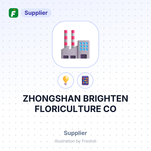 ZHONGSHAN BRIGHTEN FLORICULTURE CO – summary card, no photo uploaded yet