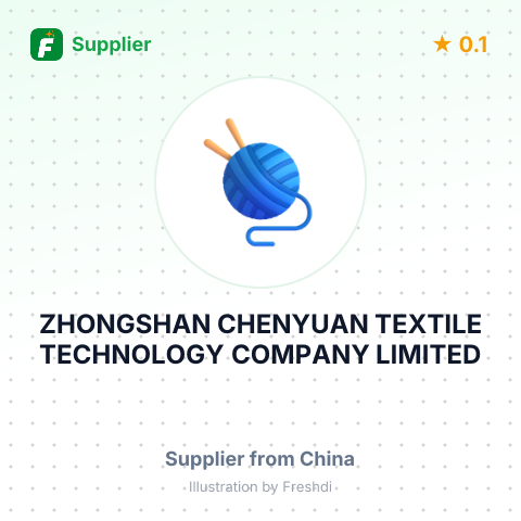 ZHONGSHAN CHENYUAN TEXTILE TECHNOLOGY COMPANY LIMITED – summary card, no photo uploaded yet