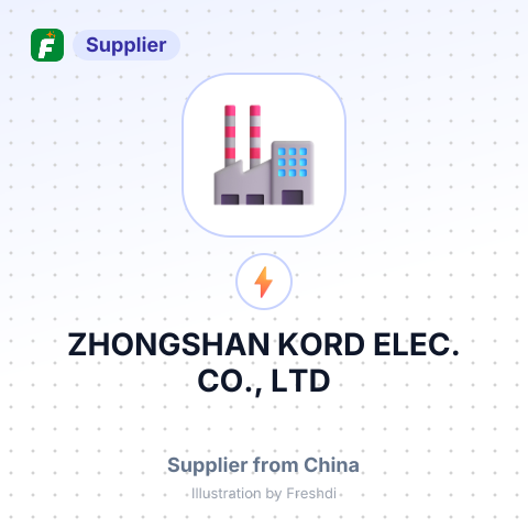 ZHONGSHAN KORD ELEC. CO., LTD – summary card, no photo uploaded yet