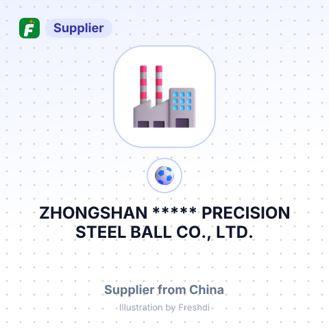 ZHONGSHAN ***** PRECISION STEEL BALL CO., LTD. – summary card, no photo uploaded yet