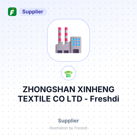 ZHONGSHAN XINHENG TEXTILE CO LTD – summary card, no photo uploaded yet