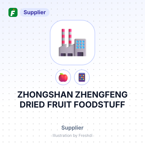 ZHONGSHAN ZHENGFENG DRIED FRUIT FOODSTUFF – summary card, no photo uploaded yet