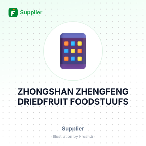 ZHONGSHAN ZHENGFENG DRIEDFRUIT FOODSTUUFS – summary card, no photo uploaded yet