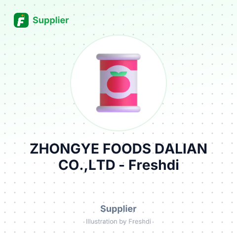 ZHONGYE FOODS DALIAN CO.,LTD – summary card, no photo uploaded yet