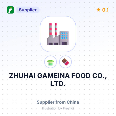 ZHUHAI GAMEINA FOOD CO., LTD. – summary card, no photo uploaded yet