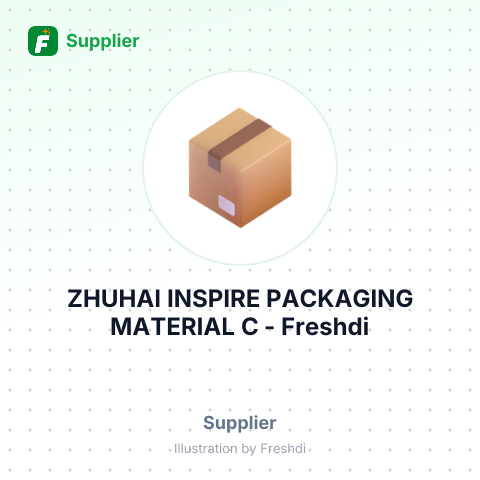 ZHUHAI INSPIRE PACKAGING MATERIAL C – summary card, no photo uploaded yet