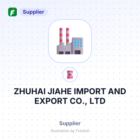 ZHUHAI JIAHE IMPORT AND EXPORT CO., LTD – summary card, no photo uploaded yet