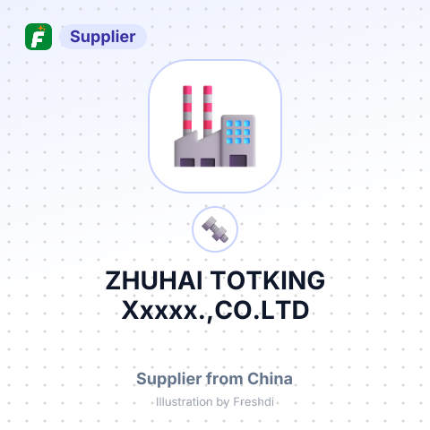 ZHUHAI TOTKING Xxxxx.,CO.LTD – summary card, no photo uploaded yet