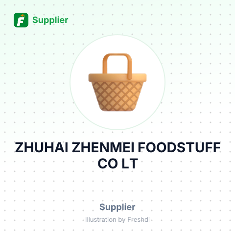 ZHUHAI ZHENMEI FOODSTUFF CO LT – summary card, no photo uploaded yet