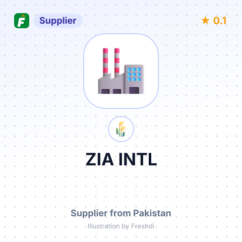 ZIA INTL – summary card, no photo uploaded yet