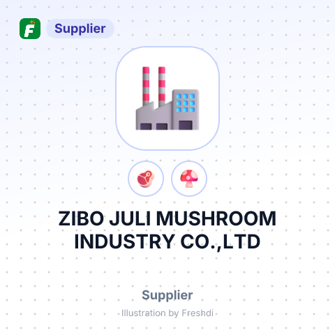 ZIBO JULI MUSHROOM INDUSTRY CO.,LTD – summary card, no photo uploaded yet