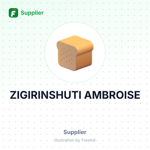ZIGIRINSHUTI AMBROISE – summary card, no photo uploaded yet