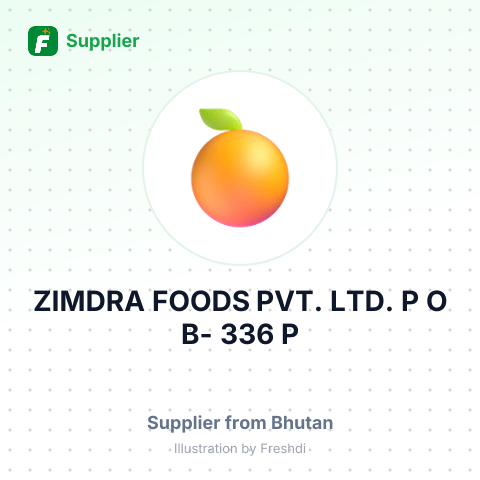 ZIMDRA FOODS PVT. LTD. P O B- 336 P – summary card, no photo uploaded yet