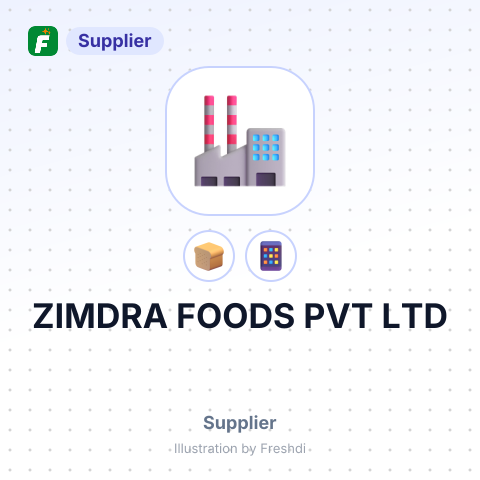 ZIMDRA FOODS PVT LTD – summary card, no photo uploaded yet