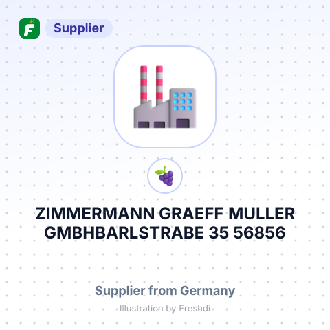 ZIMMERMANN GRAEFF MULLER GMBHBARLSTRABE 35 56856 ZELL MOSEL GERMANY – summary card, no photo uploaded yet