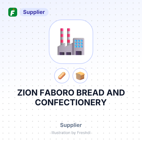 ZION FABORO BREAD AND CONFECTIONERY – summary card, no photo uploaded yet
