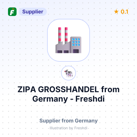 ZIPA GROSSHANDEL – summary card, no photo uploaded yet