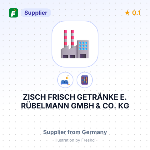 ZISCH FRISCH GETRÄNKE E. RÜBELMANN GMBH & CO. KG – summary card, no photo uploaded yet