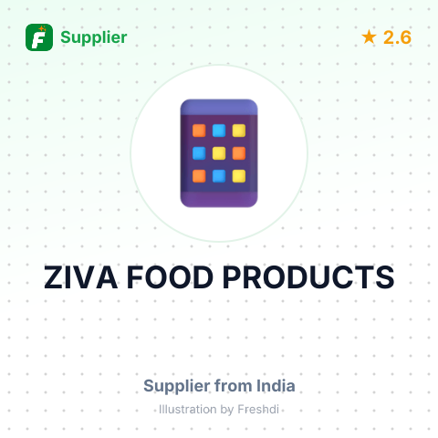 ZIVA FOOD PRODUCTS – summary card, no photo uploaded yet