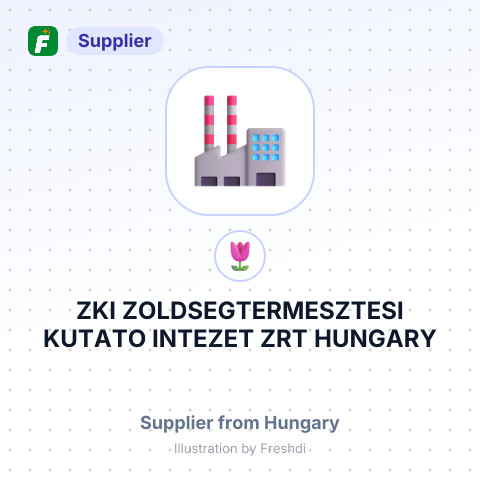 ZKI ZOLDSEGTERMESZTESI KUTATO INTEZET ZRT HUNGARY 6000 KECSKEMET MESZOLY GYULA U 6 HU – summary card, no photo uploaded yet