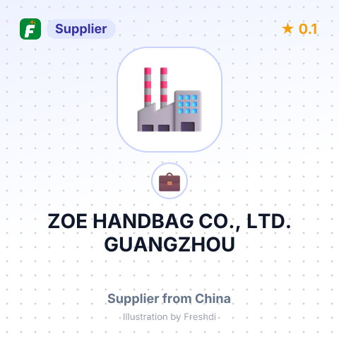 ZOE HANDBAG CO., LTD. GUANGZHOU – summary card, no photo uploaded yet