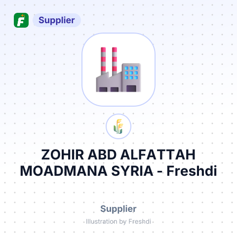 ZOHIR ABD ALFATTAH MOADMANA SYRIA – summary card, no photo uploaded yet