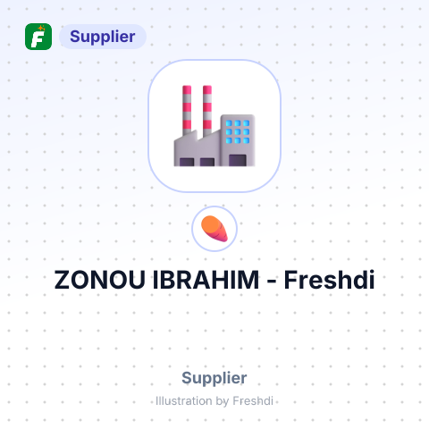 ZONOU IBRAHIM – summary card, no photo uploaded yet