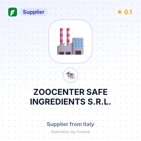 ZOOCENTER SAFE INGREDIENTS S.R.L. – summary card, no photo uploaded yet