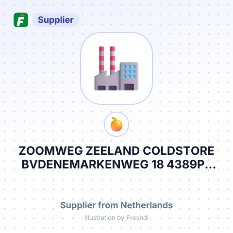 ZOOMWEG ZEELAND COLDSTORE BVDENEMARKENWEG 18 4389PE RITTHEM THE NETHERLANDS – summary card, no photo uploaded yet
