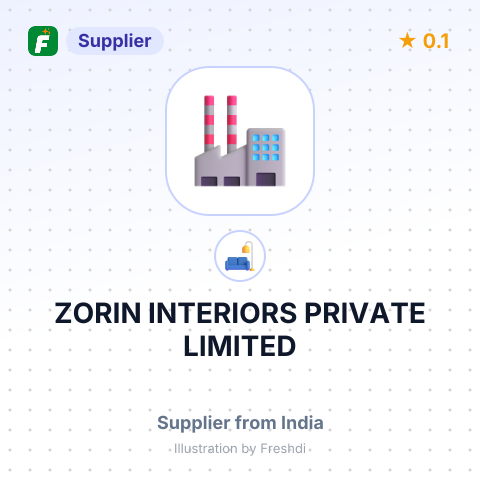 ZORIN INTERIORS PRIVATE LIMITED – summary card, no photo uploaded yet
