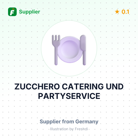 ZUCCHERO CATERING UND PARTYSERVICE – summary card, no photo uploaded yet