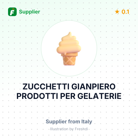 ZUCCHETTI GIANPIERO PRODOTTI PER GELATERIE – summary card, no photo uploaded yet