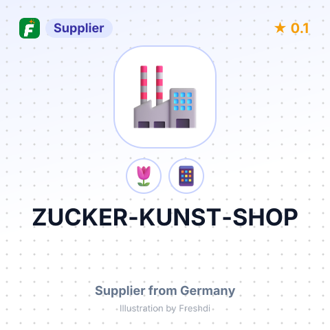 ZUCKER-KUNST-SHOP – summary card, no photo uploaded yet