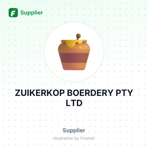 ZUIKERKOP BOERDERY PTY LTD – summary card, no photo uploaded yet