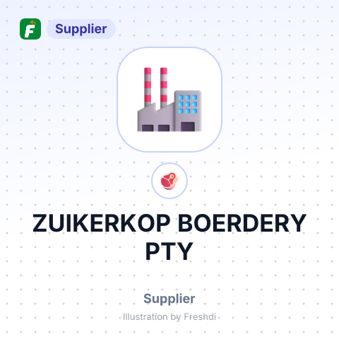 ZUIKERKOP BOERDERY PTY – summary card, no photo uploaded yet
