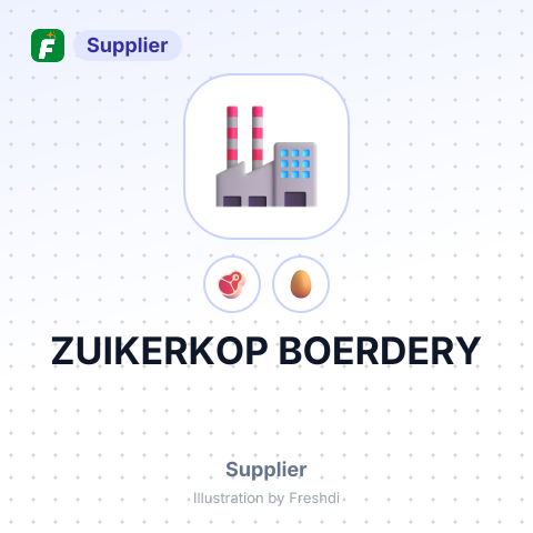 ZUIKERKOP BOERDERY – summary card, no photo uploaded yet