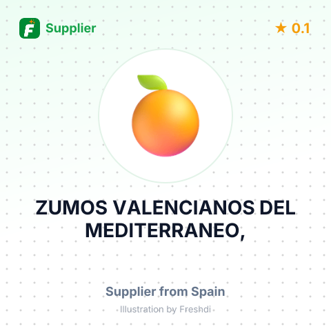 ZUMOS VALENCIANOS DEL MEDITERRANEO, – summary card, no photo uploaded yet