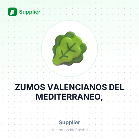 ZUMOS VALENCIANOS DEL MEDITERRANEO, – summary card, no photo uploaded yet