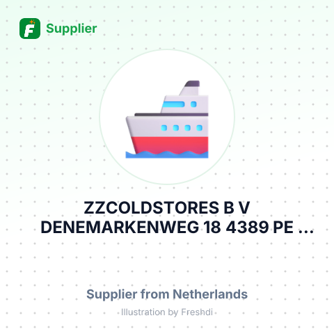ZZCOLDSTORES B V DENEMARKENWEG 18 4389 PE RITTHEM THE NETHERLANDS – summary card, no photo uploaded yet