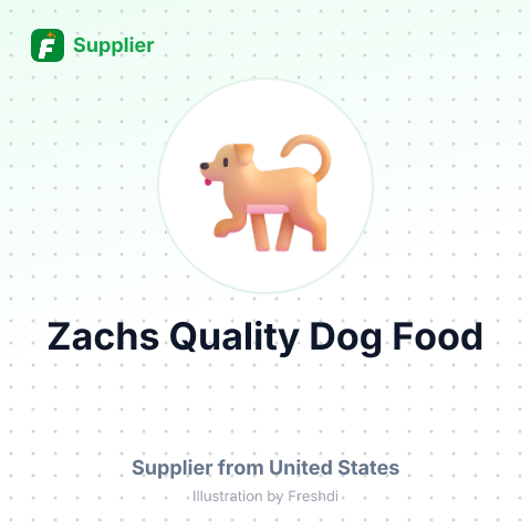 Zachs Quality Dog Food – summary card, no photo uploaded yet